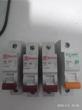 Meteran listrik MCB Broco dn Schneider Original