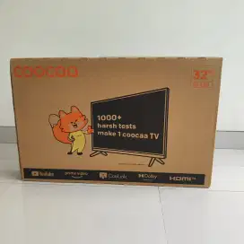 Smart TV digital Coocaa 32 32s3u Baru Segel Box