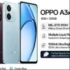 OPPO A3X (6/128) BARU BIG PROMO