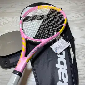 RAKET TENIS BABOLAT PURE AEROPINK FAIR LADY FULLSET SIAP PAKAI