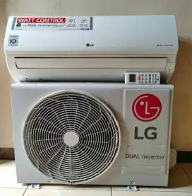 AC LG Dual inverter 1/2 PK unit mulus normal siap pasang trima dingin