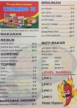 Usaha kuliner warmindo