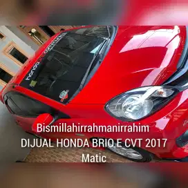 Honda Brio 1.2 E CVT Tahun 2017 Matic