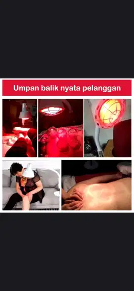 Lampu Fisioterapi Infra Red Kepala Ganda