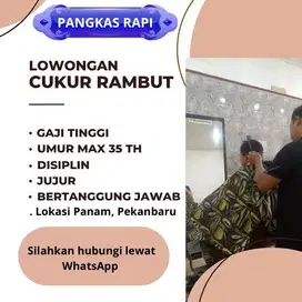 Dibutuhkan Karyawan Pangkas Rambut