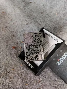 Korek Api Minyak Zippo Motif Batik (Grade Ori)