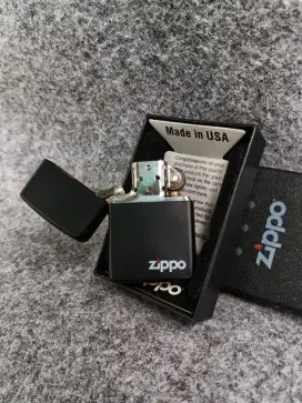 Korek Api Minyak Zippo Black Doff (Grade Ori)