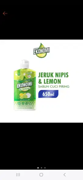 Sabun Ekonomi Cair jeruk nipis & Lemon 650ml