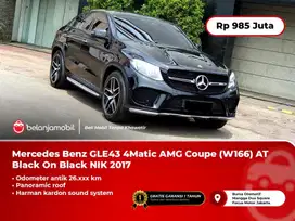 [ KM 26RB ] Mercedes Benz GLE43 4Matic AMG Coupe AT Black 2017/2018