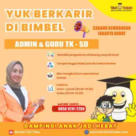 Lowongan Admin dan Guru