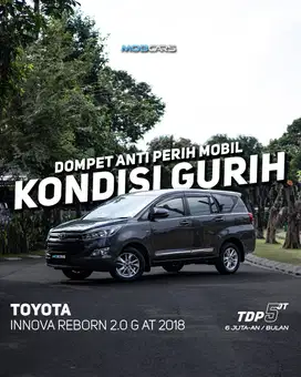 FREE SMART TV INNOVA G 2.0 AT MATIC 2018 INNOVA G BENSIN INNOVA REBORN