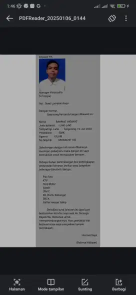 MENCARI PEKERJAAN APA SAJA