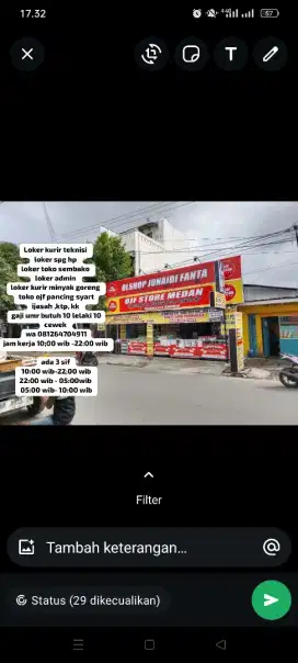 LOWONGAN KERJAA TOKO