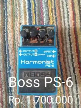 Efek Stompbox merk Boss. Silahkan dipilih