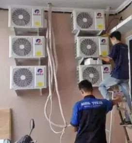 Jasa service AC, kulkas, mesin cuci, pompa air, dan bongkar pasang ac.