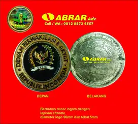 BROS GARUDA PANCASILA LOGO BULAT METAL