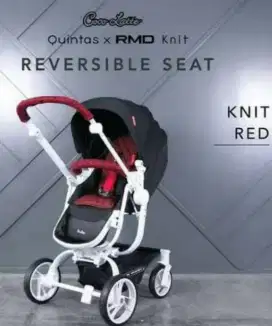 Stroller merk cocolatte Quintas x RMD knit (red)