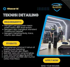 Teknisi Detailing dan Helper