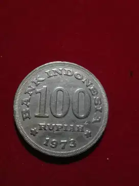 Uang Koin Rp100,-Gambar Rumah Gadang.