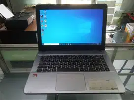 Laptop Asus X441B AMD A9 Ram 4 GB HDD 1 Tera Siap Kerja