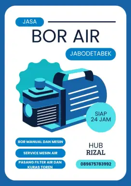 Jasa kuras toren, instalasi filter,service pompa