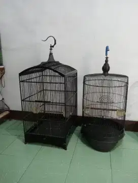 Kandang kayu no 1 & kandang besi jumbo