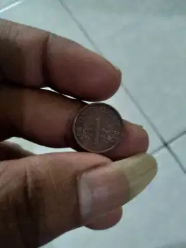 Koin 1 cent singapore 1995