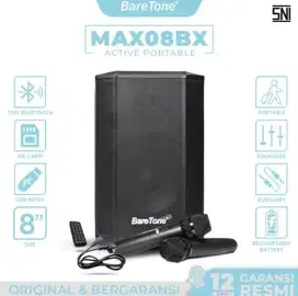 Speaker aktif portable Baretone max08bx tws bluetooth 8 original