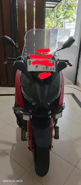 YAMAHA XMAX merah, 2018, 250CC, SCOOTER MATIC TOURING, MOGE, ORI, JKT