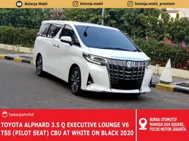 Toyota Alphard 3.5 Q AT Putih 2020 Dp.21jtaan kredit mdh Low Km