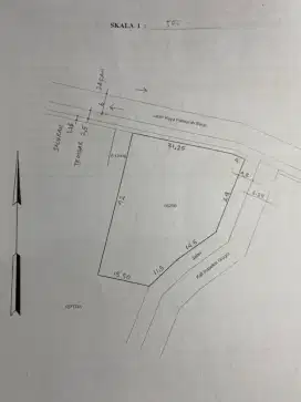 DIJUAL SANGAT CEPAT TANAH KOMERSIAL 1313 M2 Jalan Raya Palmerah Barat