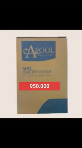 Water heater gas apool