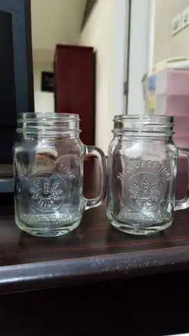 Gelas JAR with handle