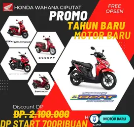 [Motor Baru] Promo Honda Beat Dp 700 sudah bisa bawa pulang