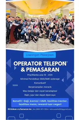 Receptionist dan bisnis konsultant