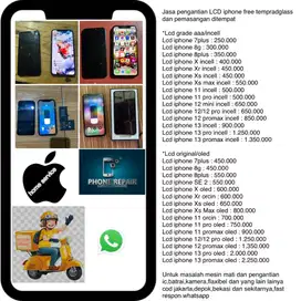 Lcd Iphone 7/8/X/11/12 Home Service