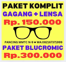 PAKET HEMAT KOMPLIT GAGANG & KACAMATA