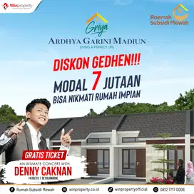 RUMAH SUBSIDI MODAL 7JUTAAN DI GRIYA ARDHYA GARINI