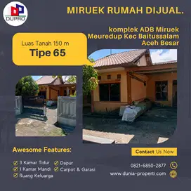 MIRUEK RUMAH SECOND MINUIMALIS MURAH DIJUAL TIPE 65 LUAS TANAH 150 M