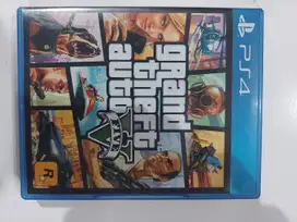 Kaset GTA V PS4 BEKAS REGION 3. INCLUDE GTA ONLINE