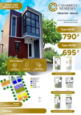 DIJUAL RUMAH BEKASI KOTA READY STOCK MURAH MODERN MINIMALIS NYAMAN