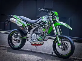 KAWASAKI KLX 250 SUPERMOTO LOW KM SIAP TRABAS TOURING RALLY