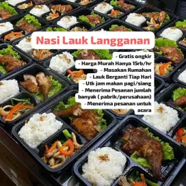 Langganan Nasi Lauk Rumahan