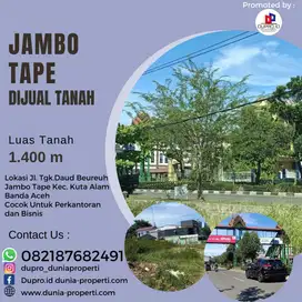 Dijual Tanah Di Jambo Tape Kec. Kuta Alam Banda Aceh Dengan LT 1.400 m