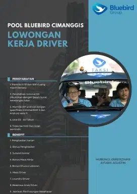 LOWONGAN PEKERJAAN DRIVER BLUEBIRD POOL CIMANGGIS