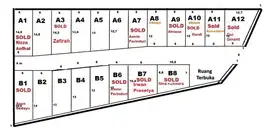 tanah kavling dalam komplek perumahan  ditembung