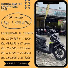 HONDA BEAT FI SPORTY CBS 2019