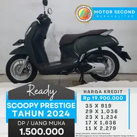 Terima tuker tambah cash/kredit SCOOPY PRESTIGE TH 2024 Plat Depok