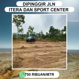 TANAH KAVLING ITERA DPINGGIR JALAN DESA DJUAL MURAH BISA DICICIL