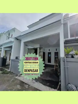 Kontrak For rent Sewa Rumah 3 kamar Ayani Lumintang Gatsu Denpasar